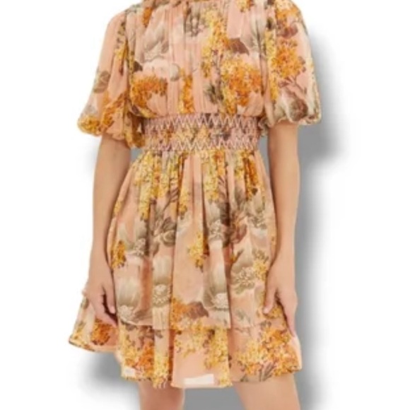 Floral puff sleeve dress -Anthro - Picture 6 of 6